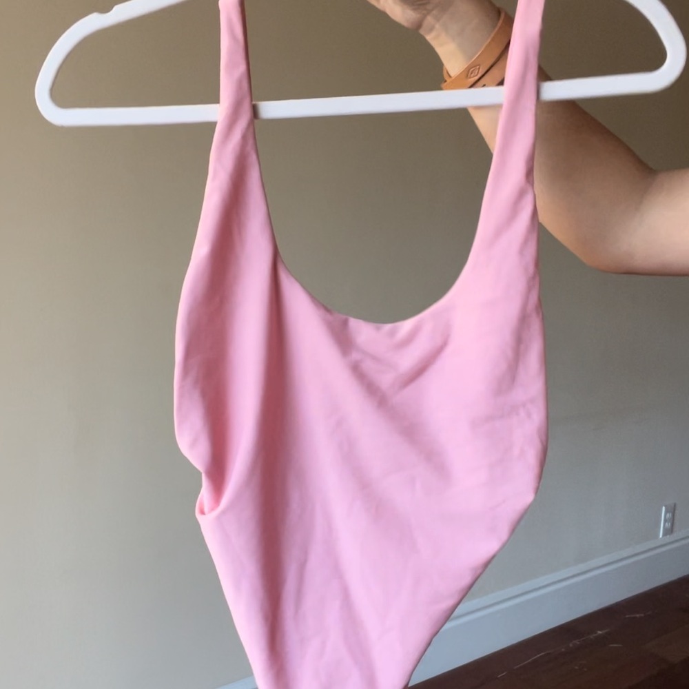 Pink One-Piece Swimsuit